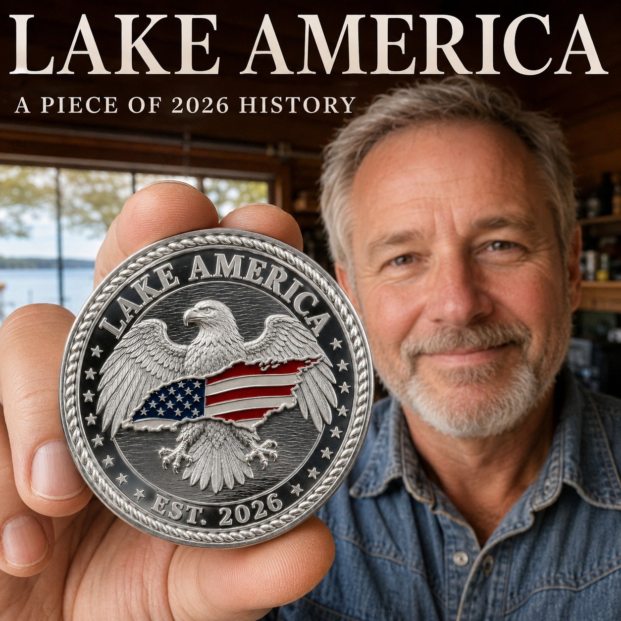 Lake America Commemorative Coin