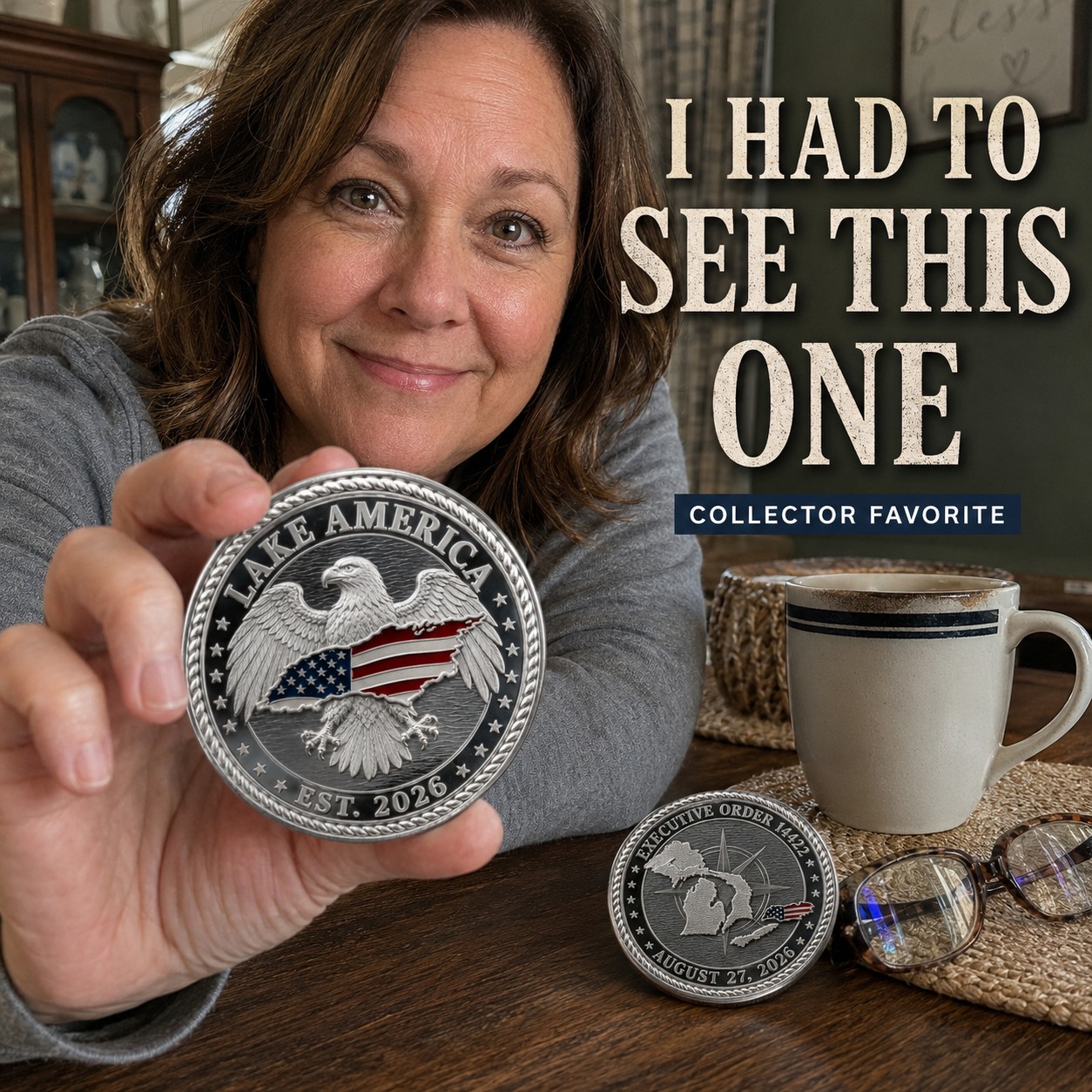 Lake America Commemorative Coin