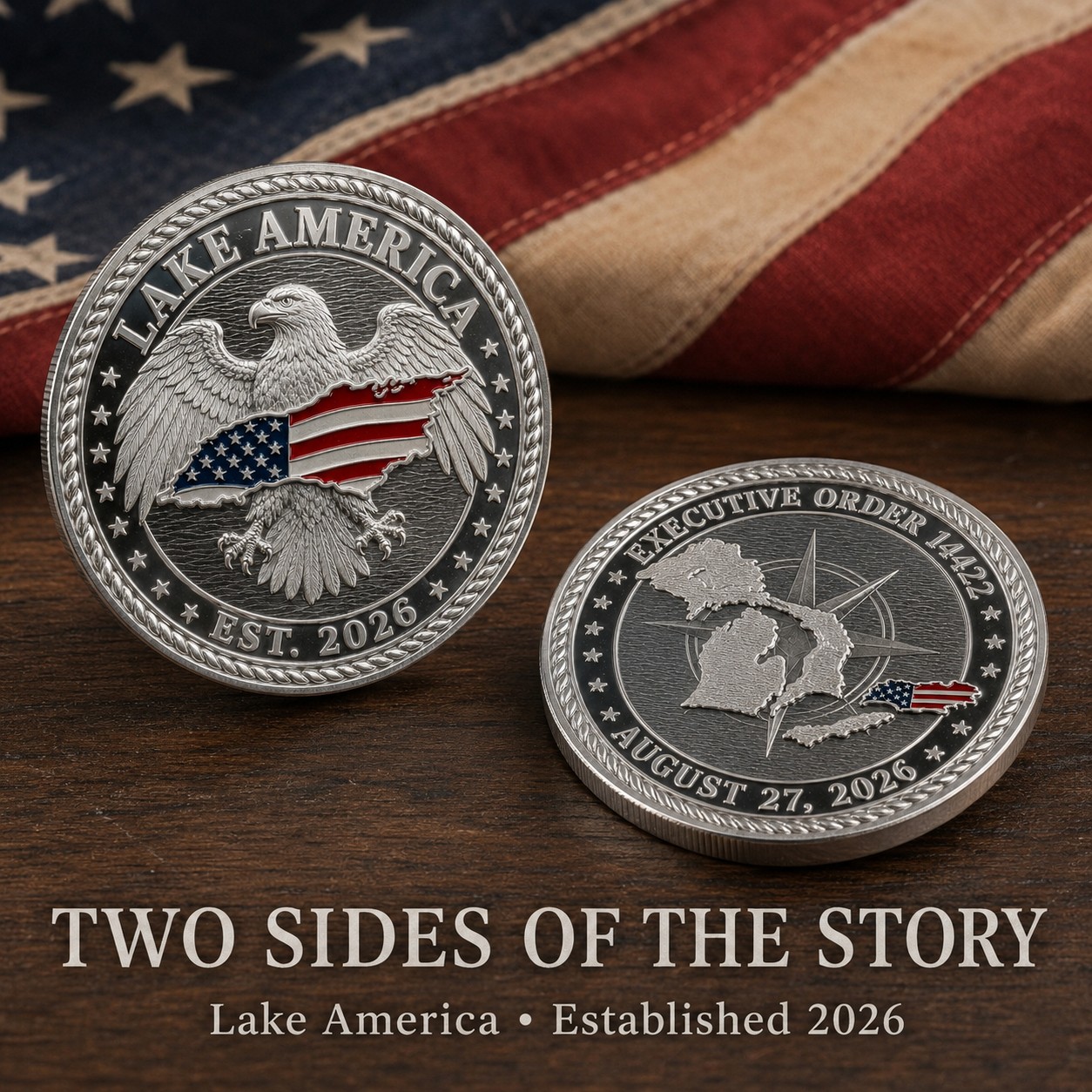 Lake America Commemorative Coin