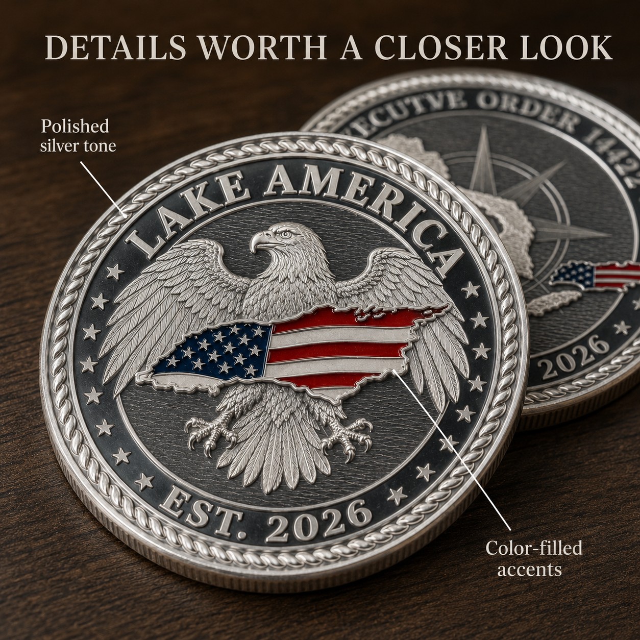Lake America Commemorative Coin