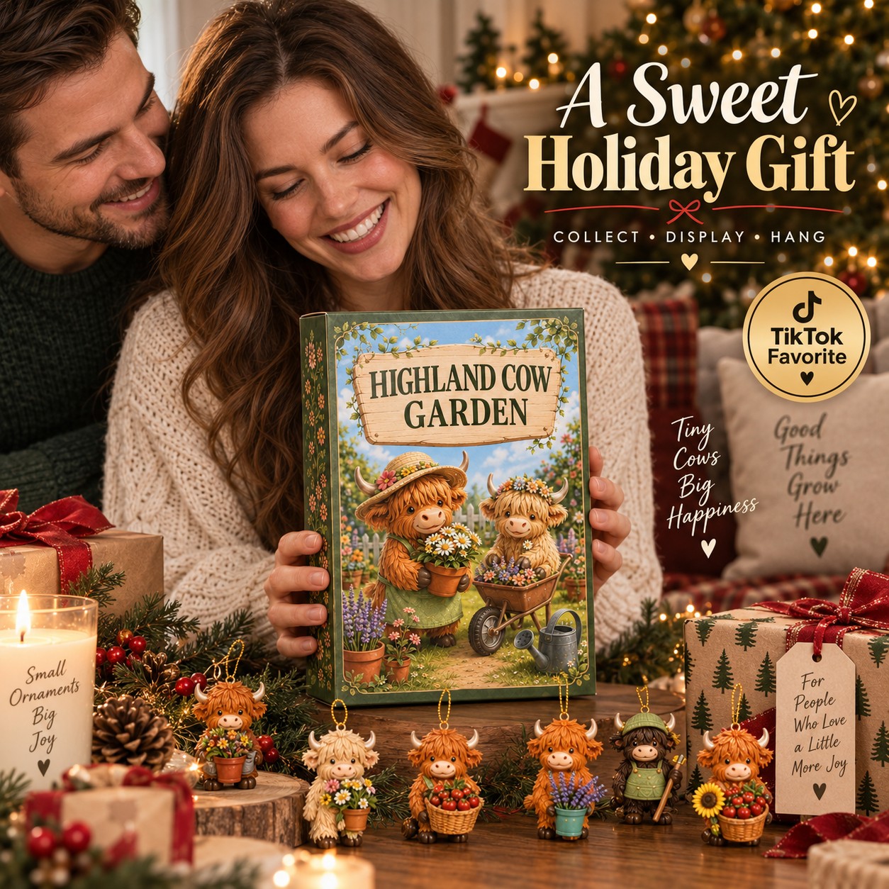 Highland Cow Garden 24-in-1 Advent Calendar