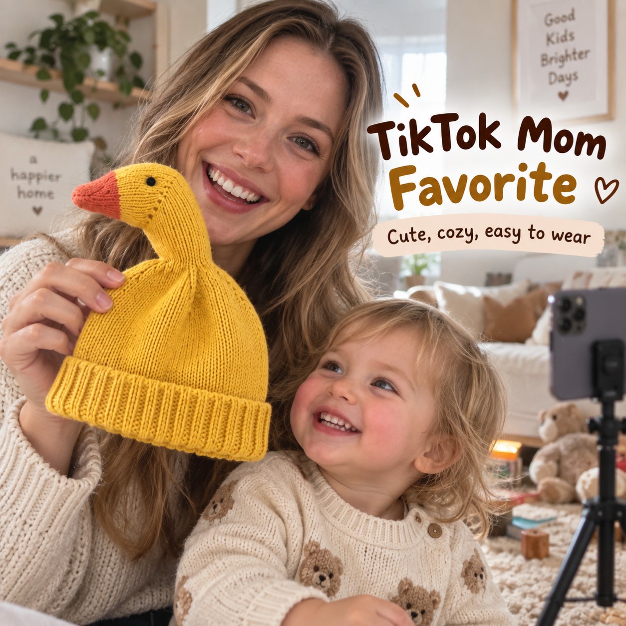 Goose Knit Beanie