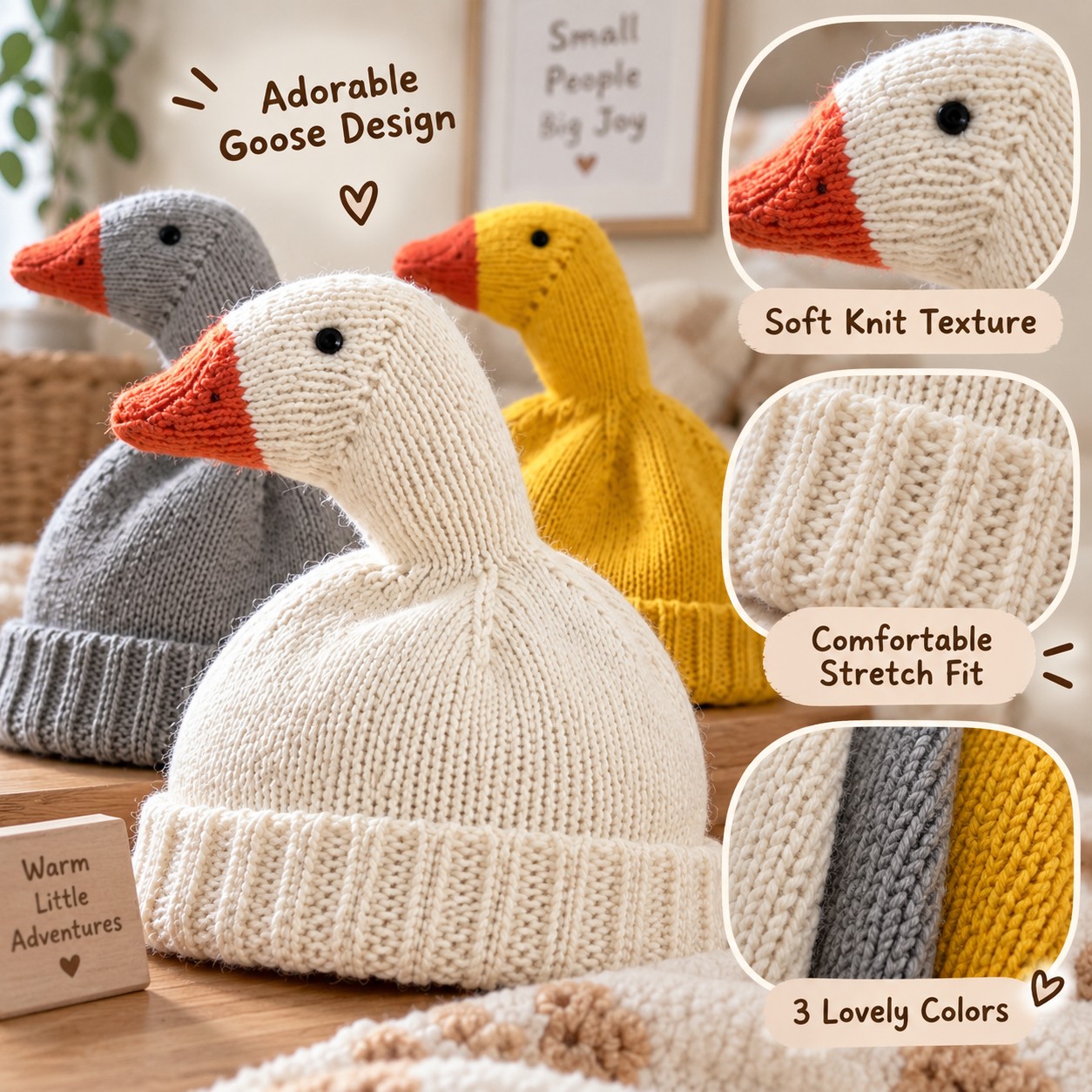 Goose Knit Beanie