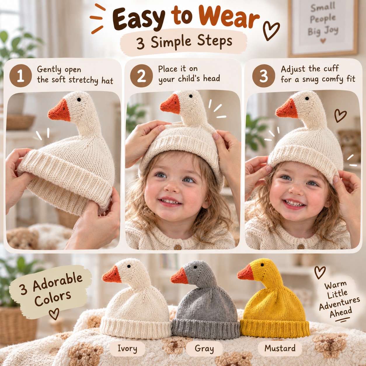 Goose Knit Beanie
