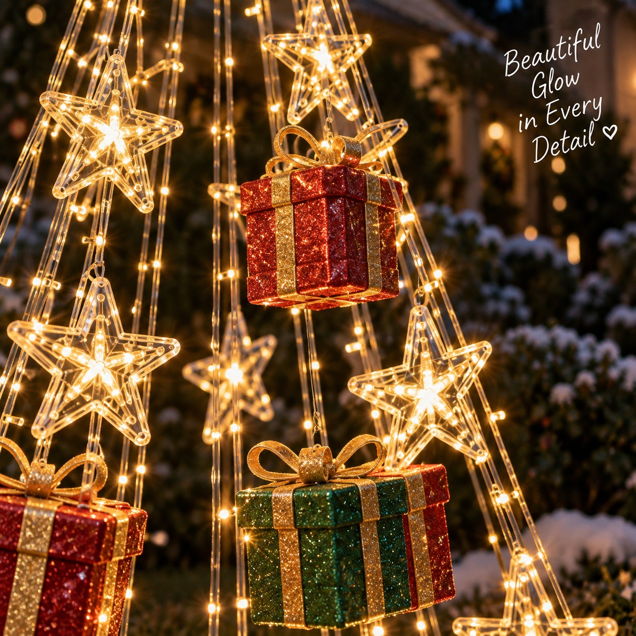 Santa’s Sleigh Cascade Yard Light