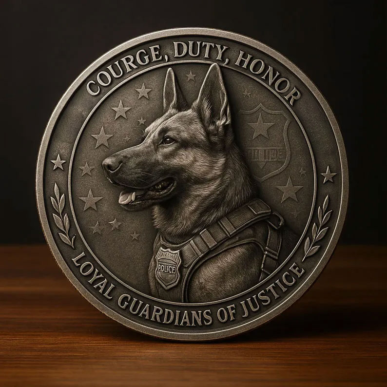 🏆Flash Sale 60% OFF - 🦮🎖️K9 Commemoration Coin: Honor the Heroes of the Force