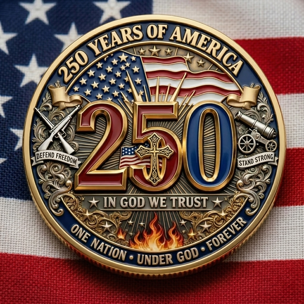 ⚡️Last Day 49% OFF - God Bless America Anniversary Coin 🇺🇸