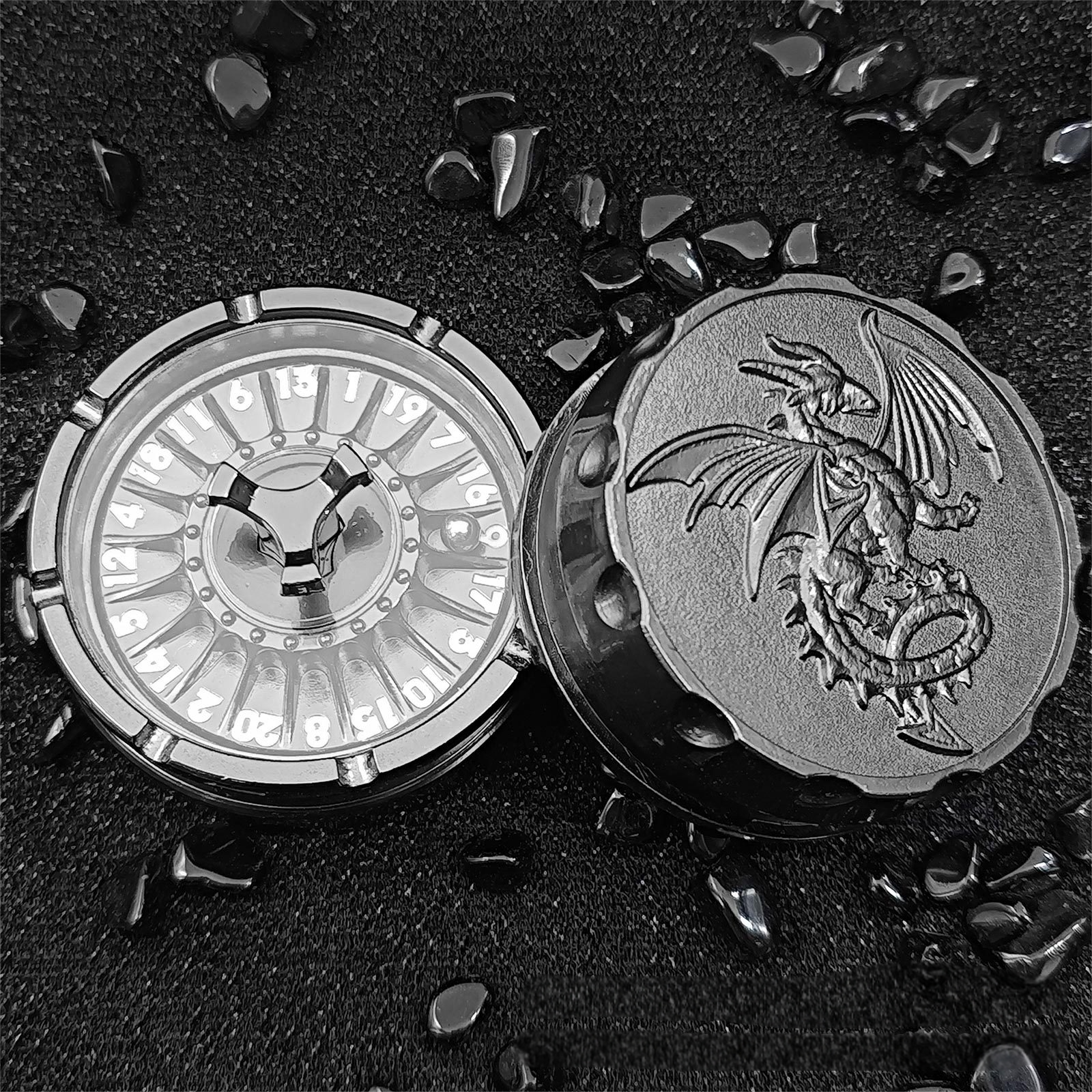 💥LAST DAY SALE 60% OFF - D20 Roulette Fidget Spinner Dice Set & Gift Case🎁