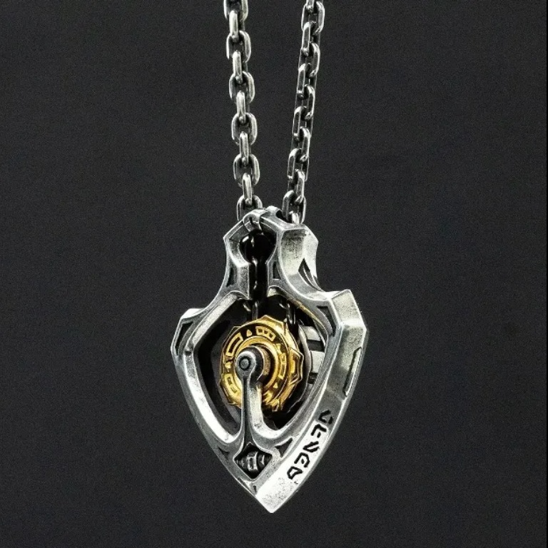 🔥LAST DAY 59% OFF - Handmade "Shuttle" Mechanical Gear Pendant Necklace