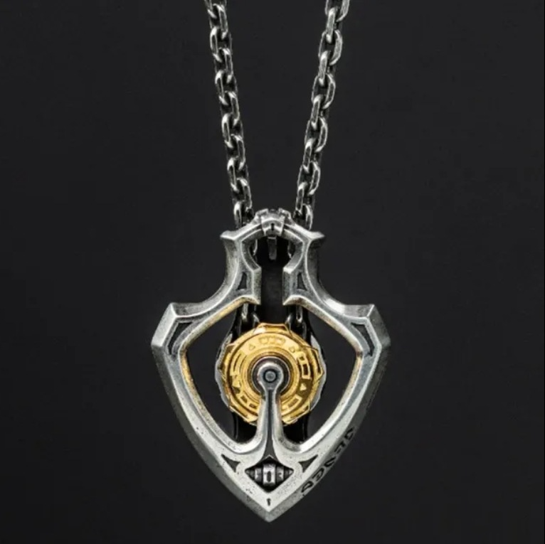 🔥LAST DAY 59% OFF - Handmade "Shuttle" Mechanical Gear Pendant Necklace