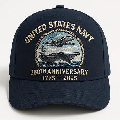 🦅🗽Eagle & Liberty – US Navy Veteran Hat