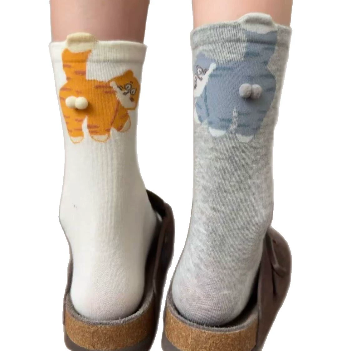 🔥Flash Sale 60% OFF - 🐱2025 Handmade weaving Funny Cat Balls Socks