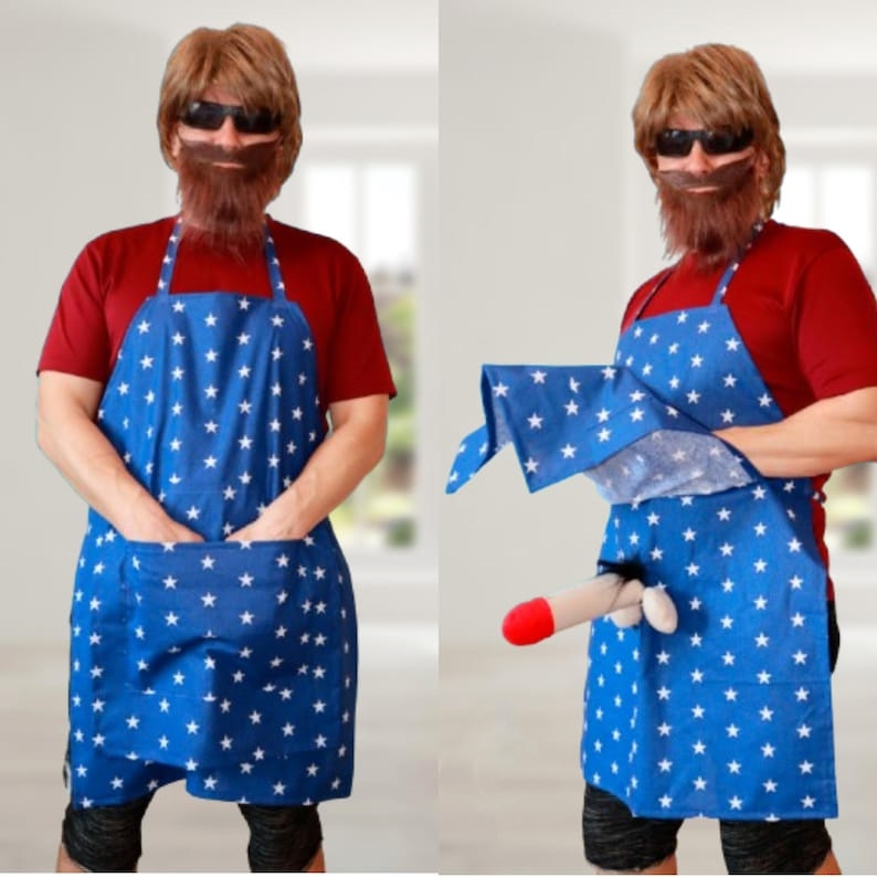 🔥Great Deal 60% OFF - Works Apron for Prank Adult: Perfect Gag For Dad & Barbecue Parties