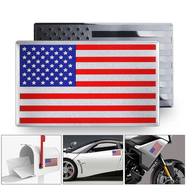 🎖️Independence Day 60% OFF - ★USA★ American Metal Flag Auto Fender Emblem