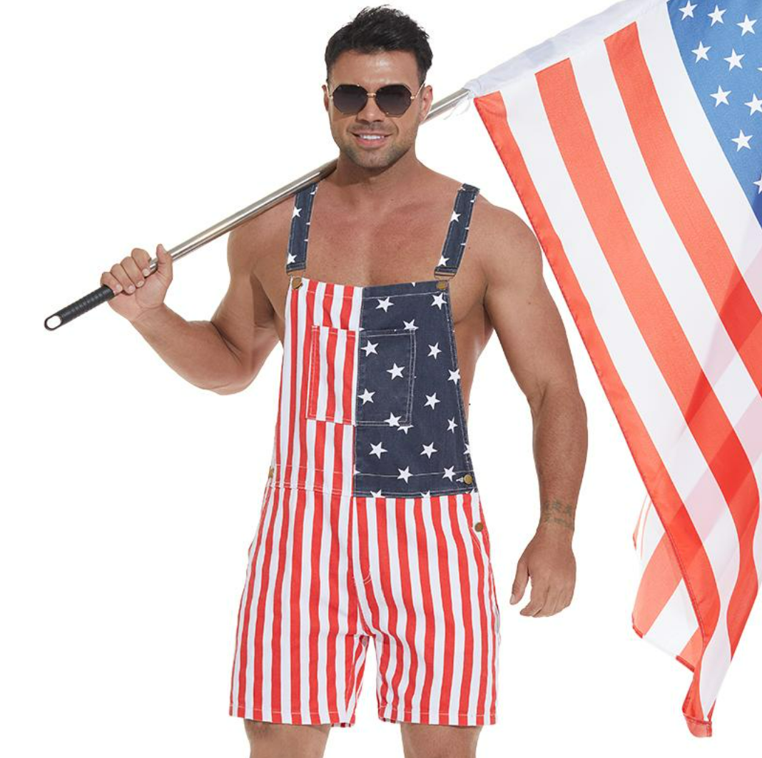 🎖️Memorial Day 60% OFF - American Flag Overalls - ✈️BUY 2 GET FREE SHIPPING