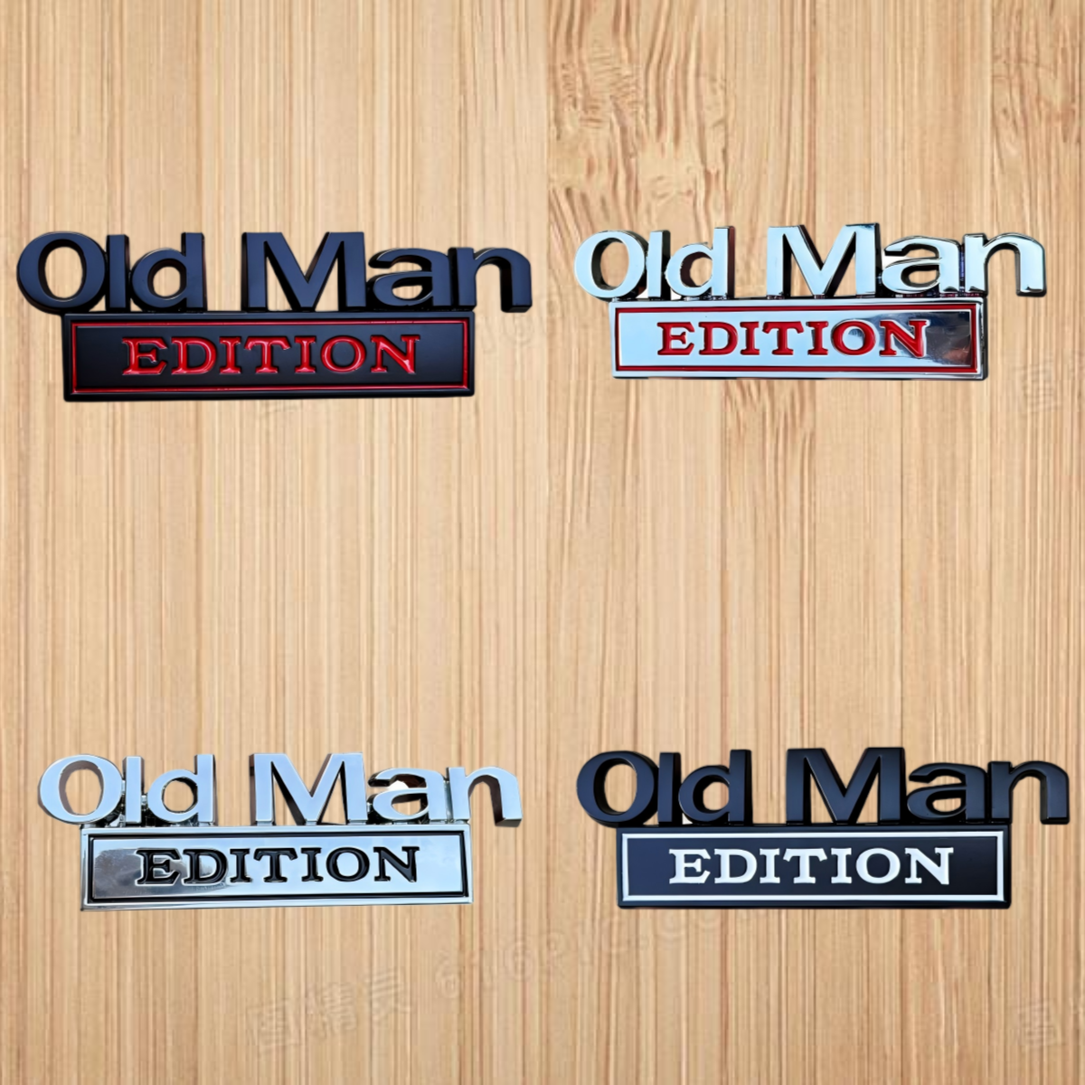 🏆Flash Sale⚡ 50K+ SOLD! Almost Gone - 🔥Old Man Edition 3D Metal Emblem
