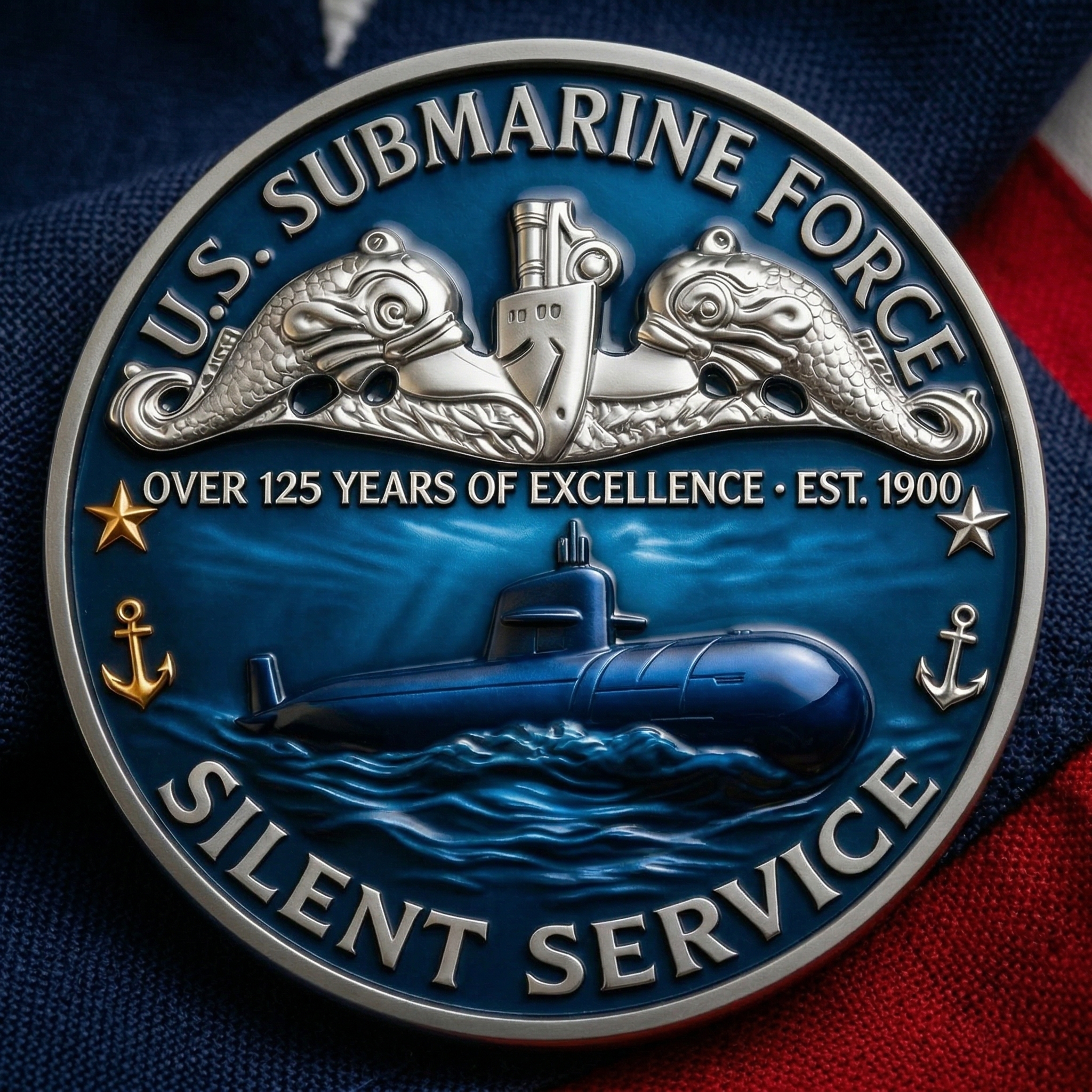 ⚡️Last Day 49% OFF - Silent Service Legacy Commemorative Coin ⚓