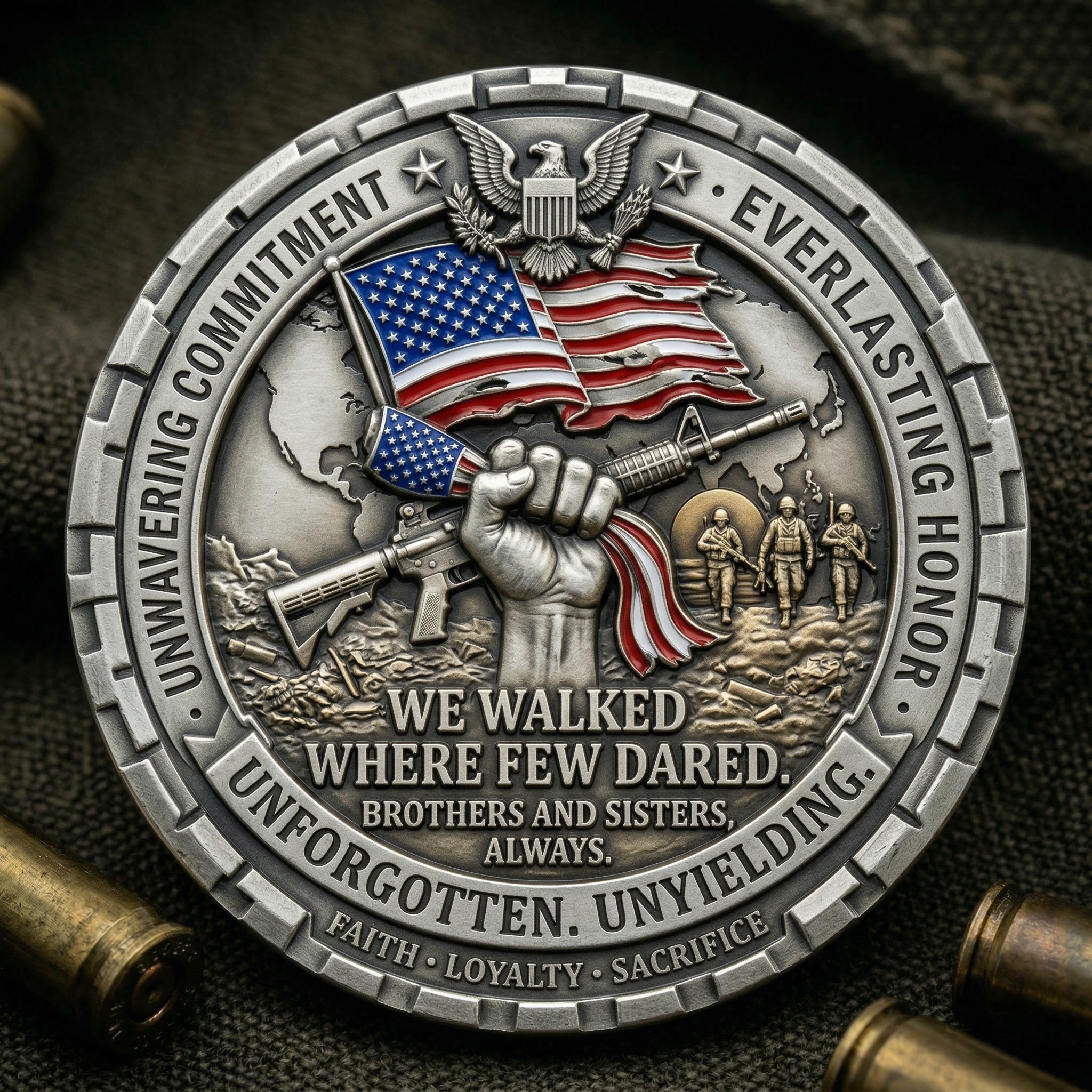 Veterans Honor Tribute Challenge Coin 🇺🇸