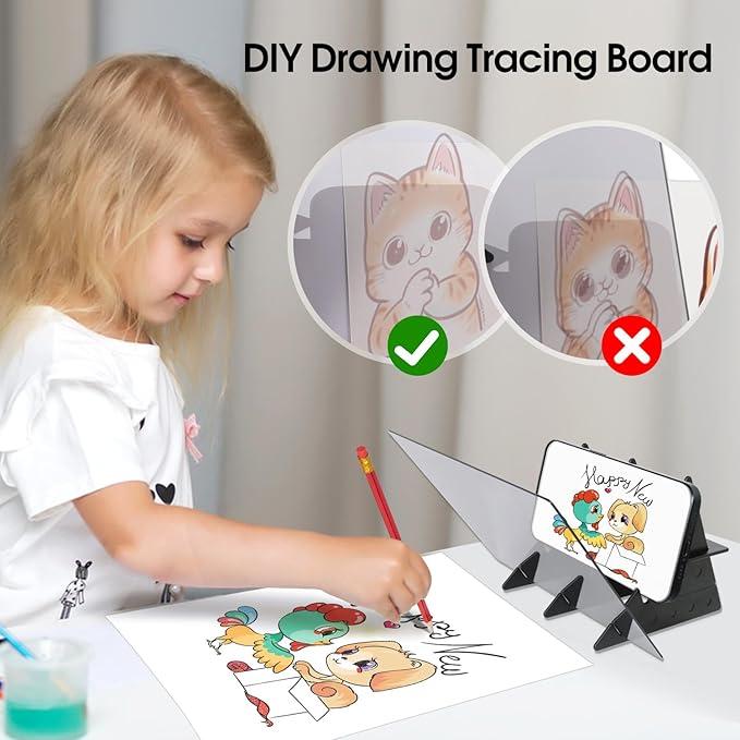 Product Introduction of Optical drawing board, portable optical wiring board, image layout, drawing projector, optical copy pad, easy to track drawing tool Art Supplies 0