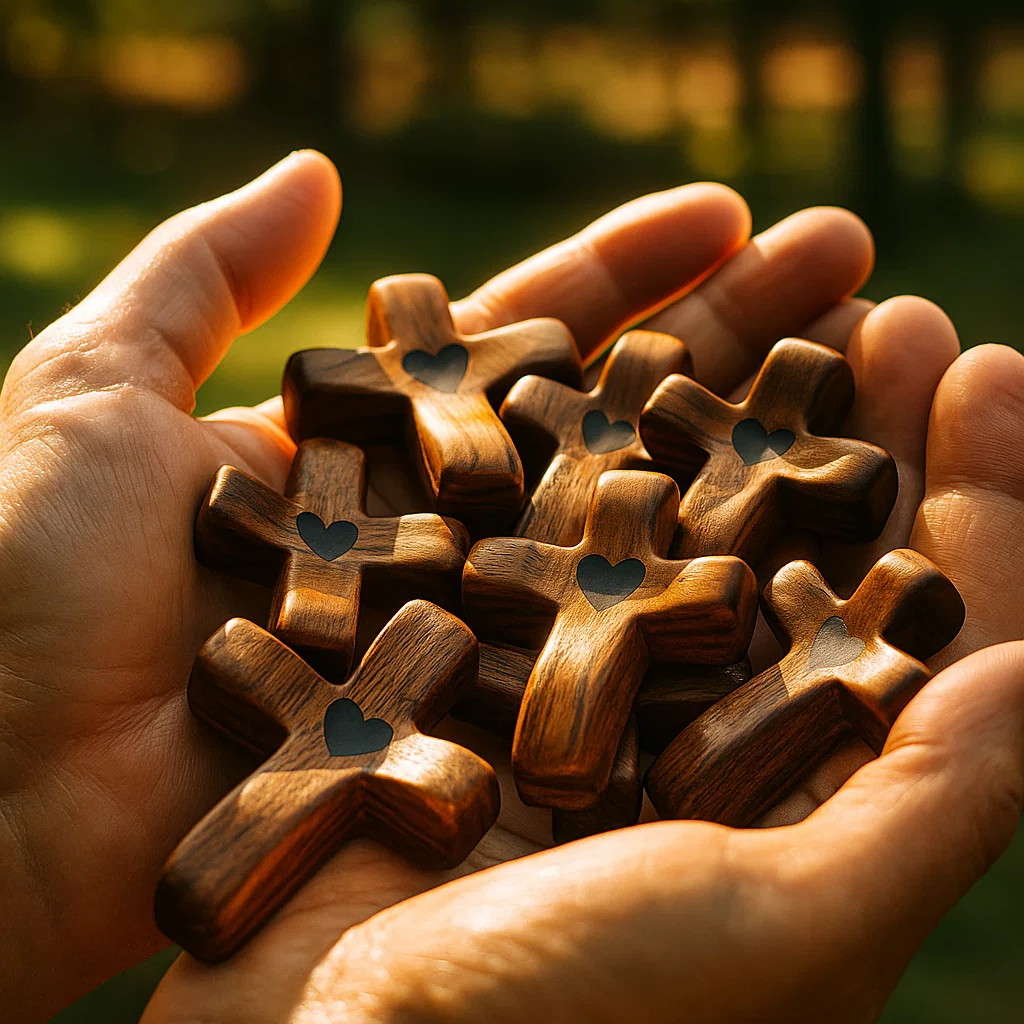 🙏Handmade Cross My Heart - Encouragement Gift
