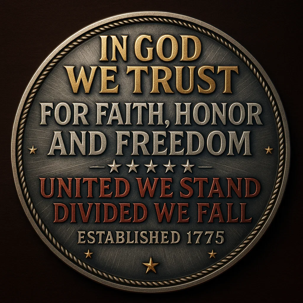 🦅 “Defending Liberty – 250 Years of Freedom” Commemorative Coin 🇺🇸