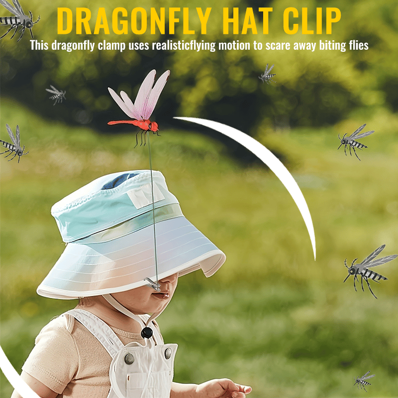 🧢Dragonfly Hat Clip-Lifelike Dragonfly Clips - 👍BUY MORE SAVE MORE