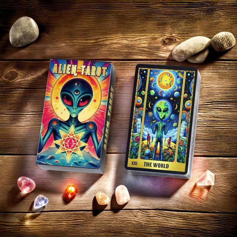 🛸Alien Tarot Card Deck