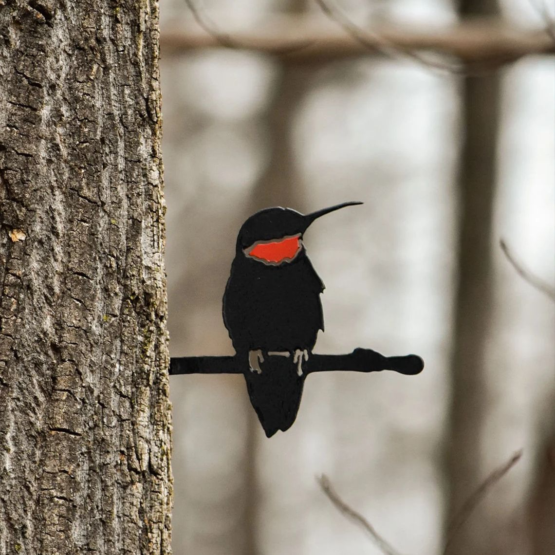 Metal Bird Garden Stakes
