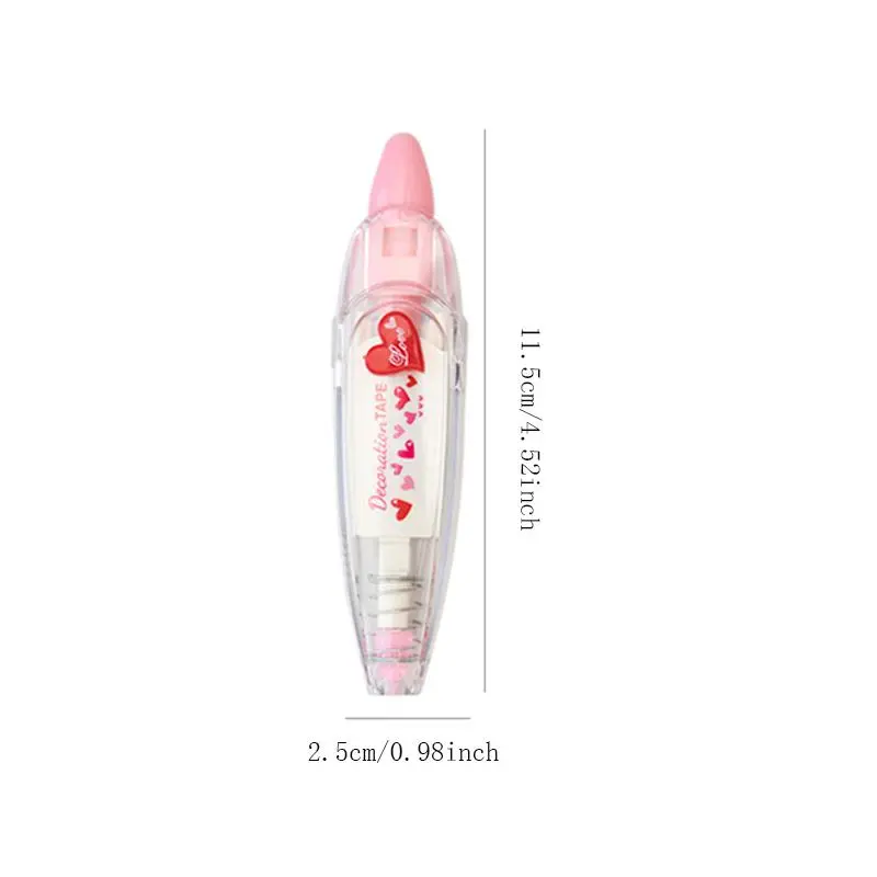 Product Introduction of Press Type Correct Correction Tape, 1 Count Random Correction Tape, Stationery Supplies 16