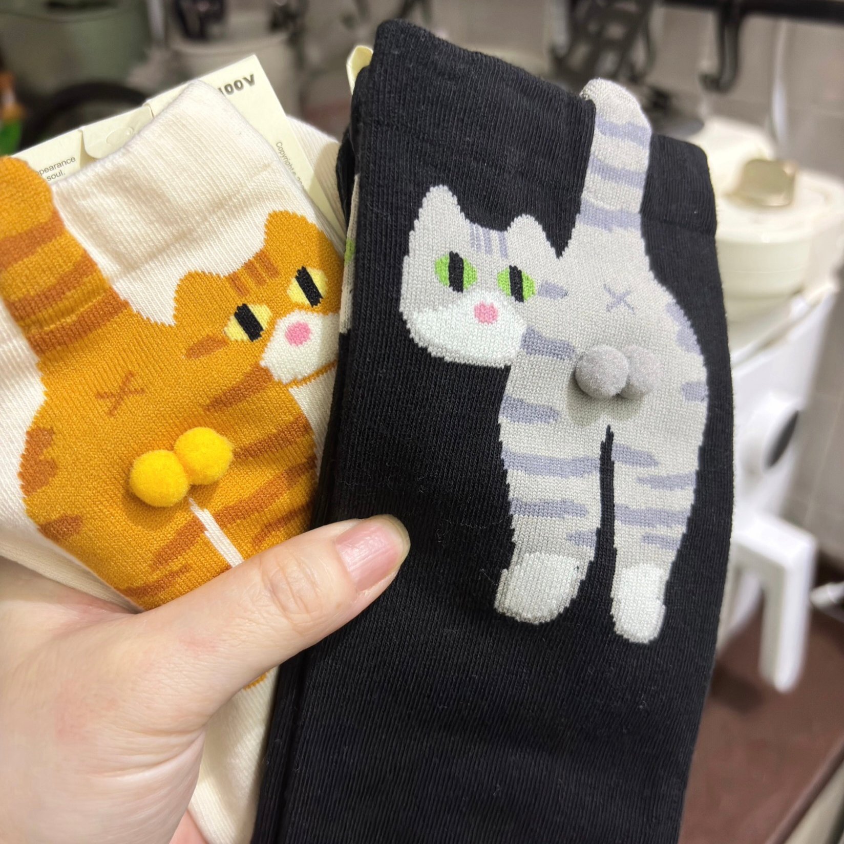 🔥Flash Sale 60% OFF - 🐱Funny Cat Balls Socks