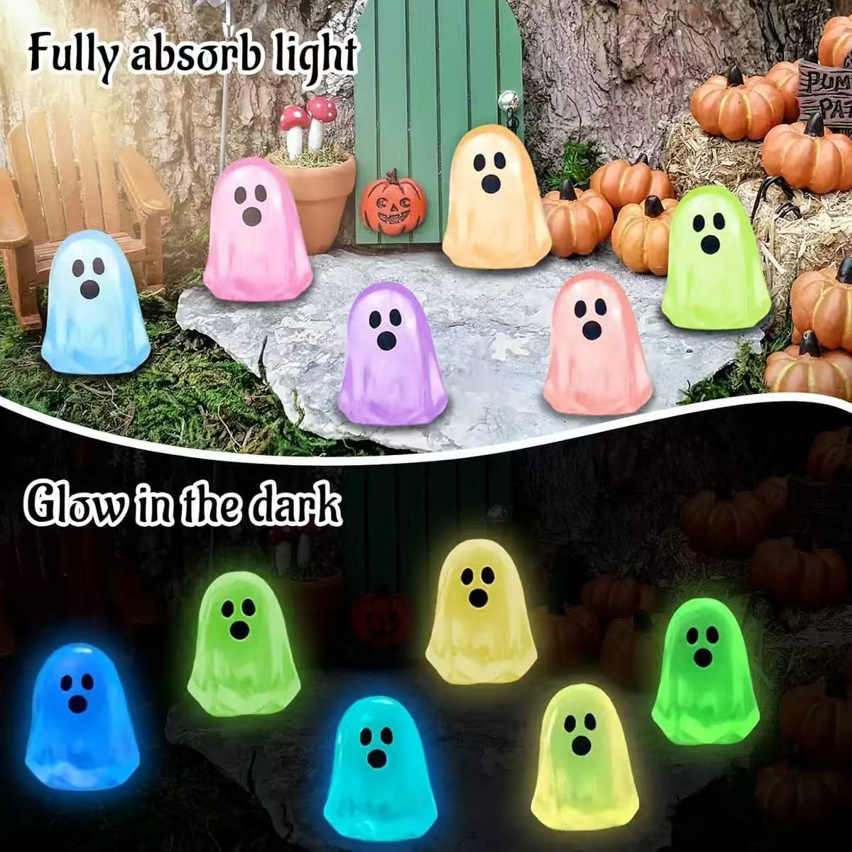 GlowBoo™ Mini Glow Ghosts