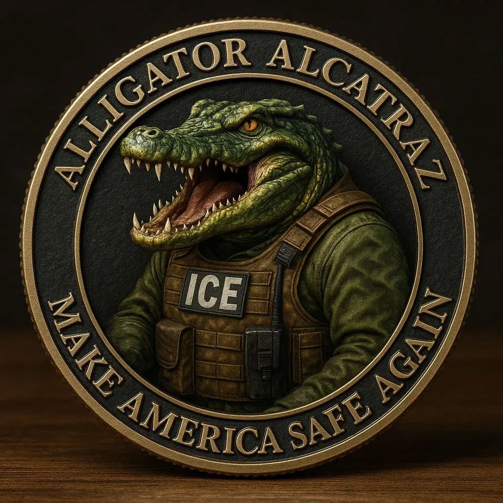 Alligator Alcatraz Coin