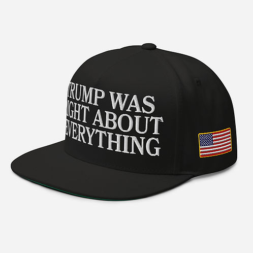 🇺🇸 Trump Was Right About Everything Hat 🇺🇸