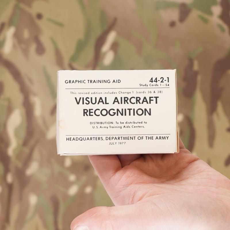 🎖️✈️ Vintage U.S. Army Aircraft Recognition Card Deck: A Collector’s Treasure and Historical Relic