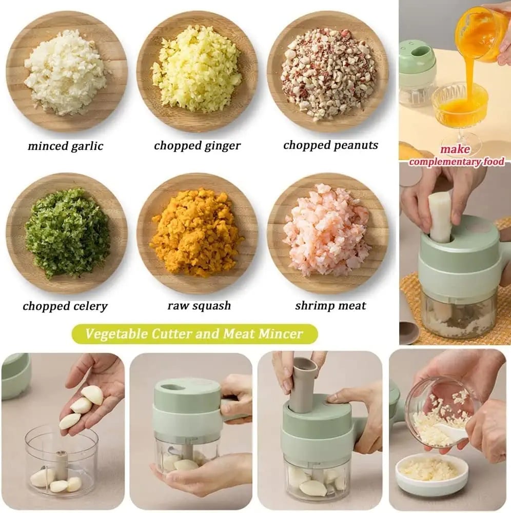 ⚡️FLASH SALE 49% OFF - Multifunctional Handheld Electric Vegetable Cutter - BUY 2 FREE SHIPPING