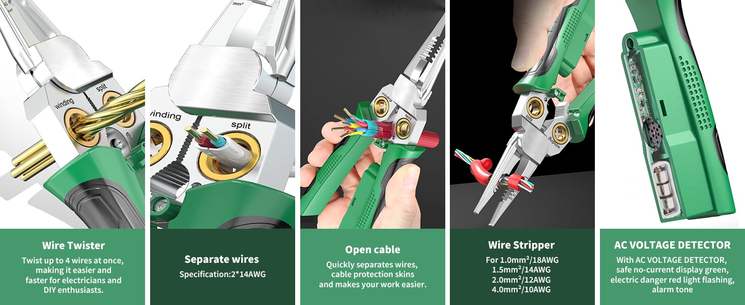 wire crimper crimping tool knipex wire stripper wire cutter wire stripper machine & home improvement