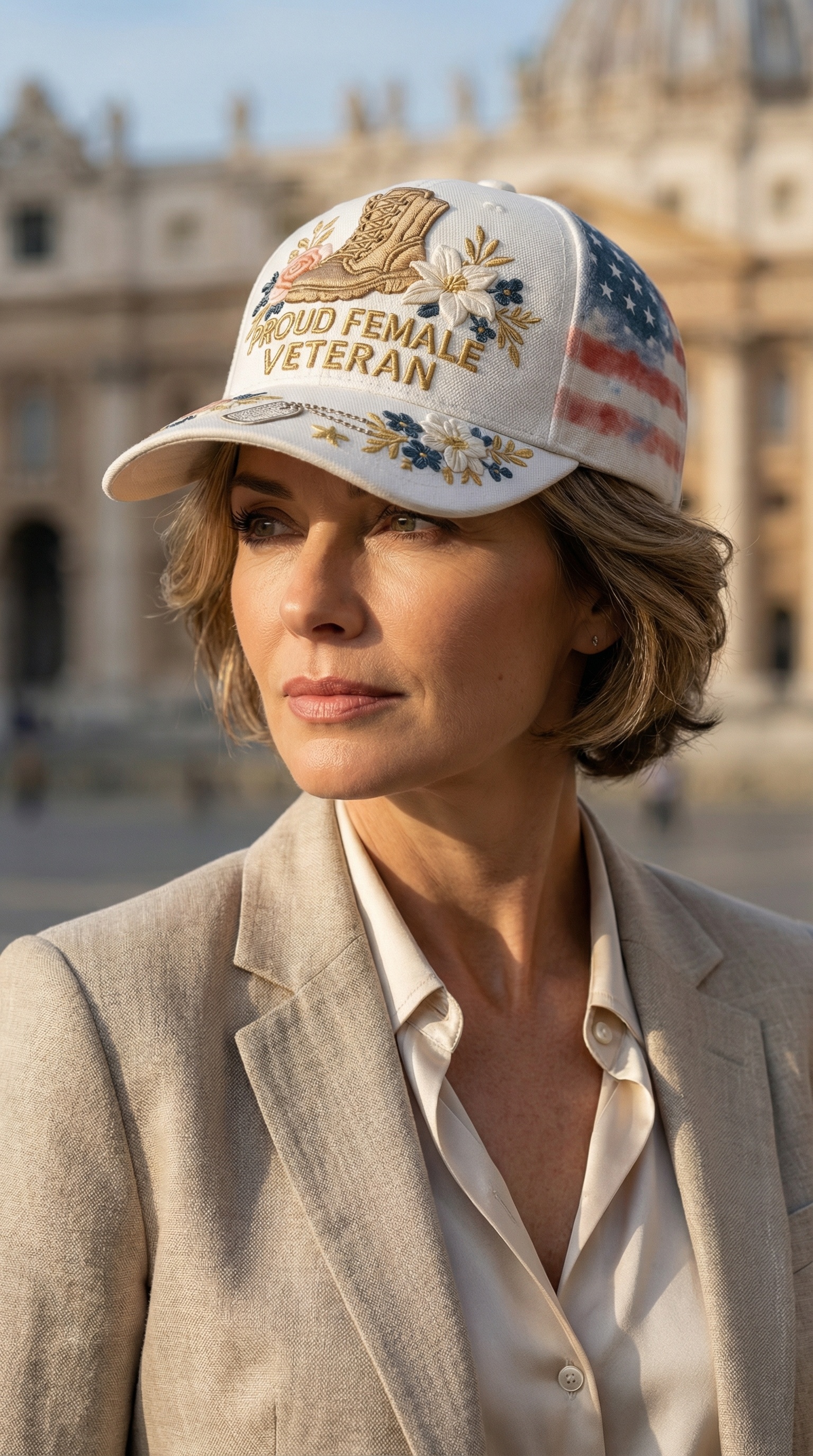 🏆NEW YEAR 60% OFF - 🎖️Proud Female Veteran Cap 🌸