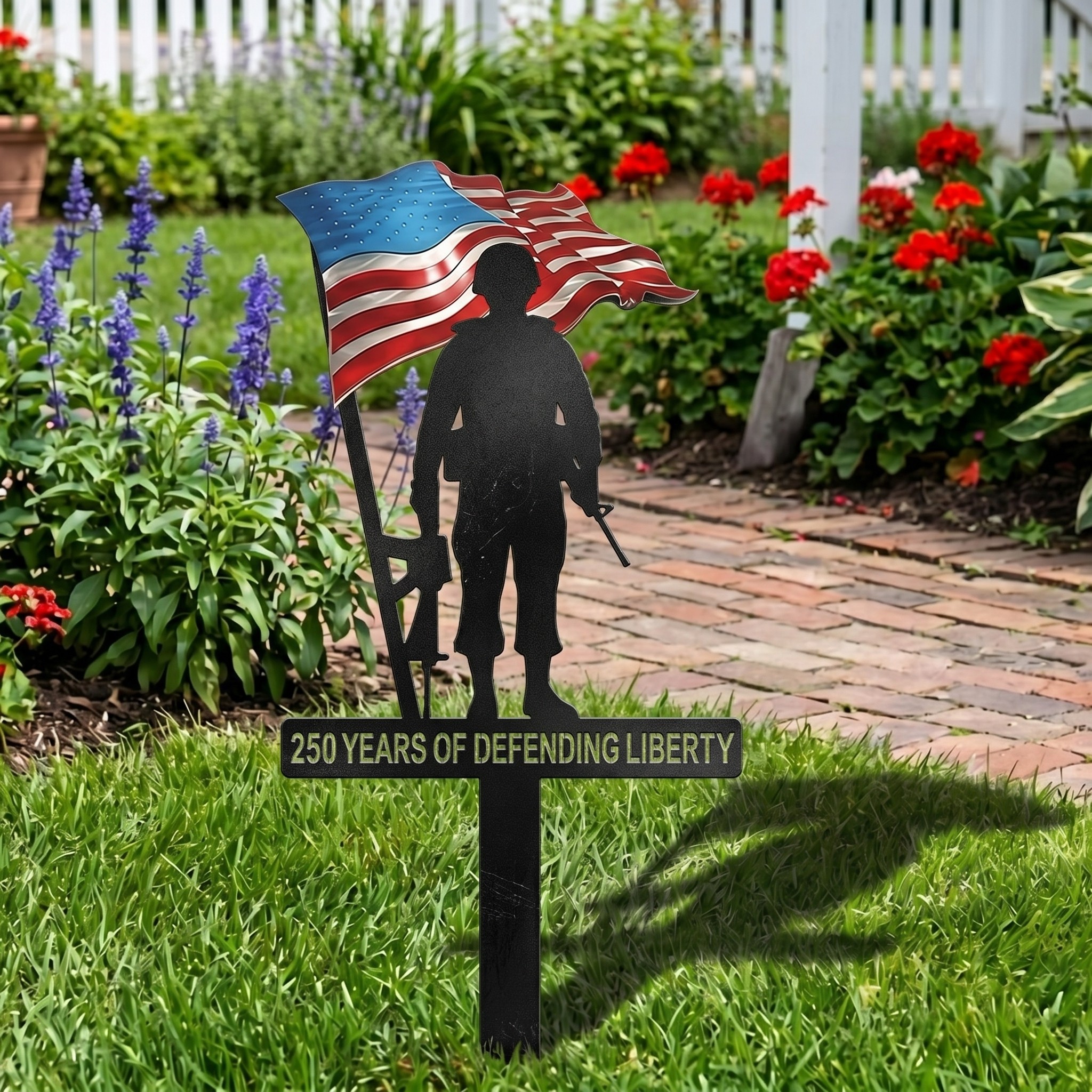 250th Anniversary Garden Stake