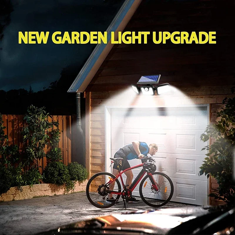 👍Outdoor Season 60% OFF - 💡Adjustable Motion Sensor Solar Lumina Lights