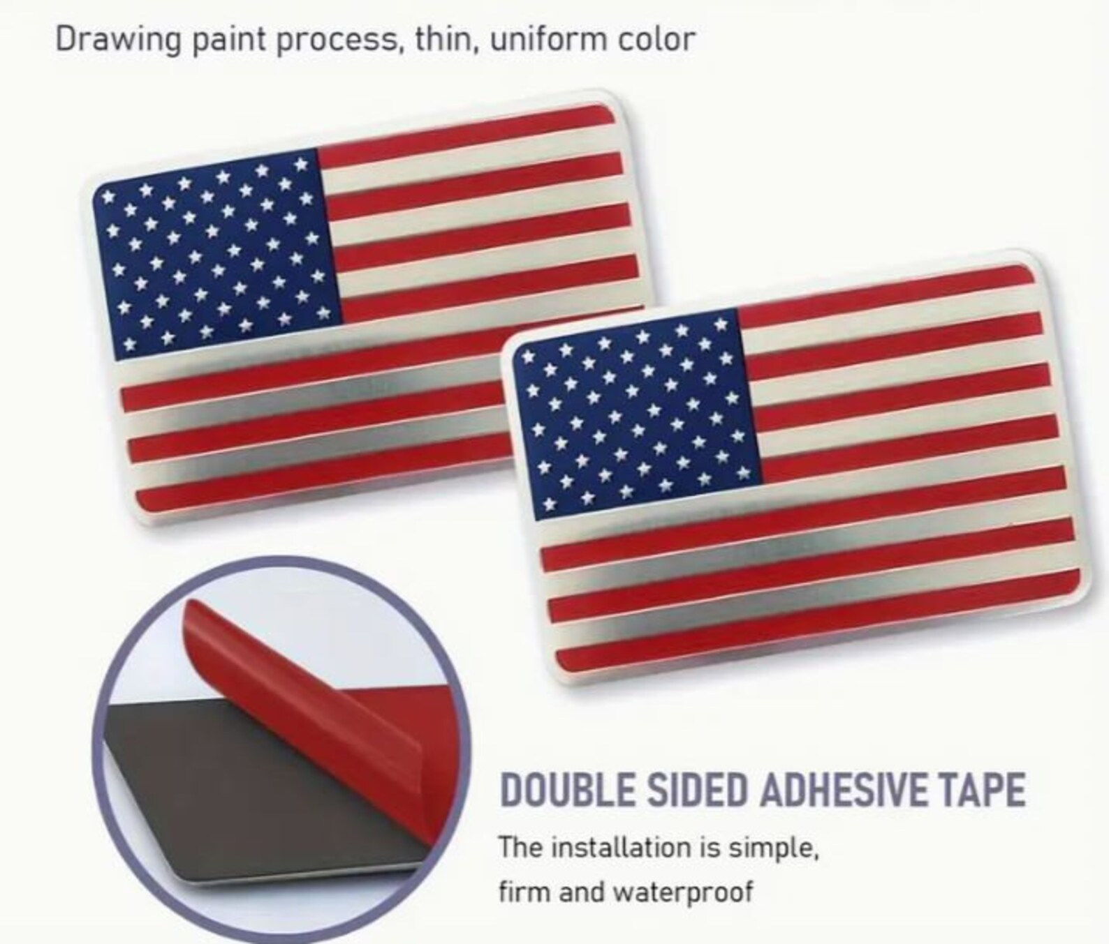 🎖️Independence Day 60% OFF - ★USA★ American Metal Flag Auto Fender Emblem