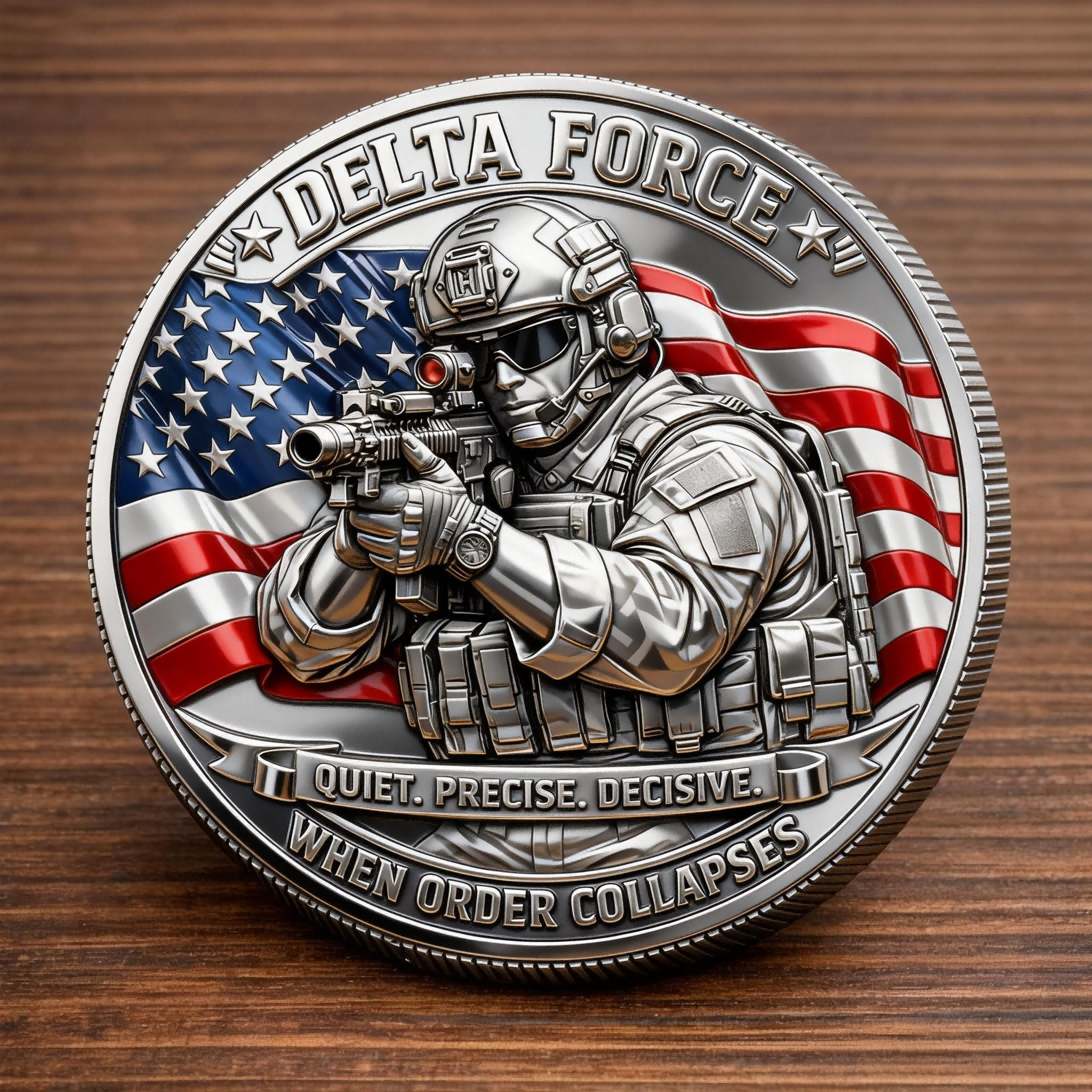 🏆Flash Sale 60% OFF -DELTA FORCE — “From Passive to Active” Commemorative Coin
