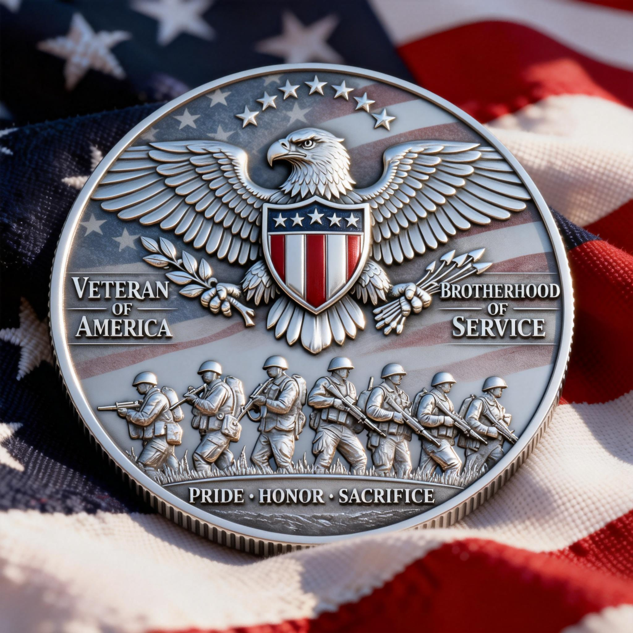 🏆Flash Sale 60% OFF -🇺🇸 DD-214 - Not Explained. Commemorative Coin