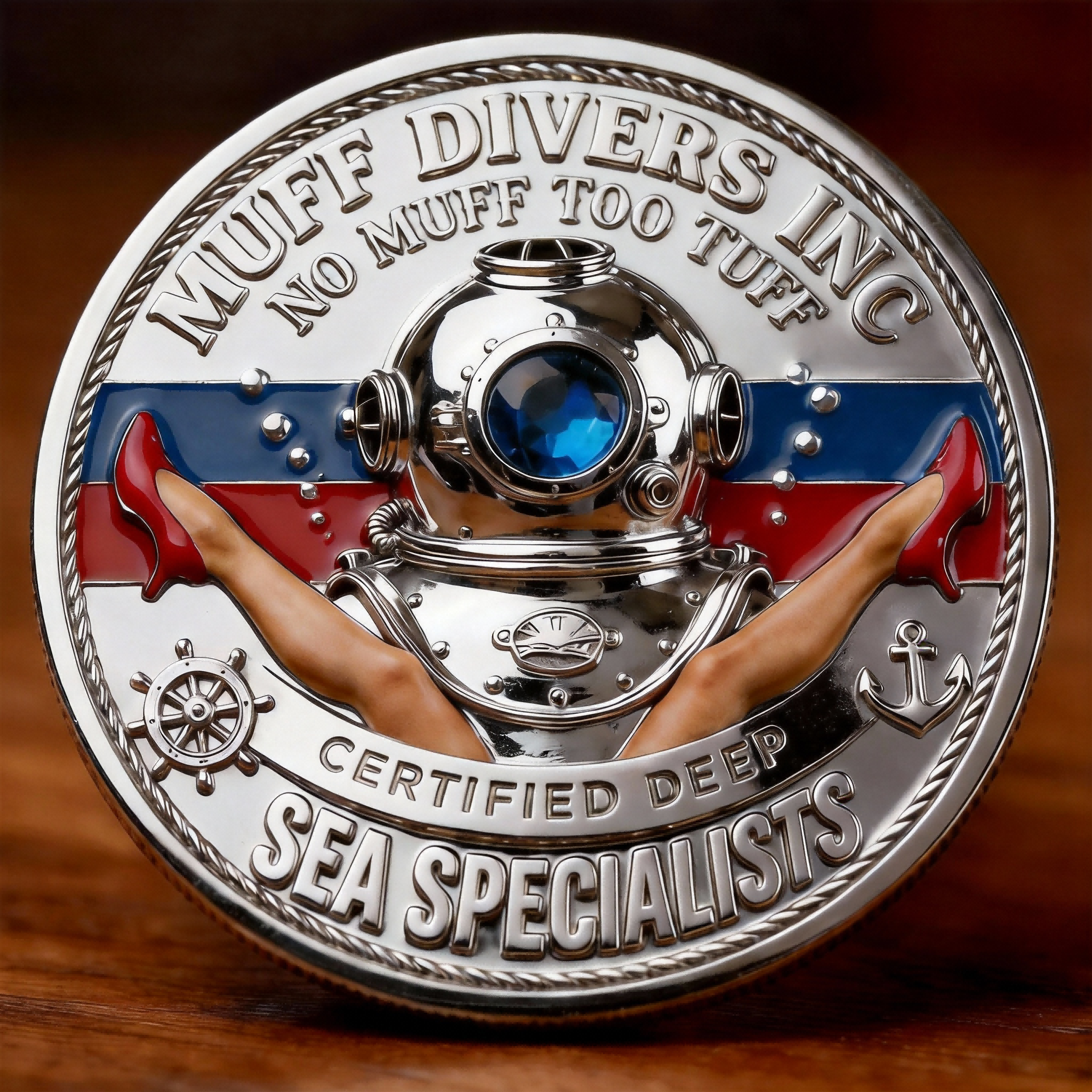 🤿Muff Divers Inc – Open Wide Edition Coin
