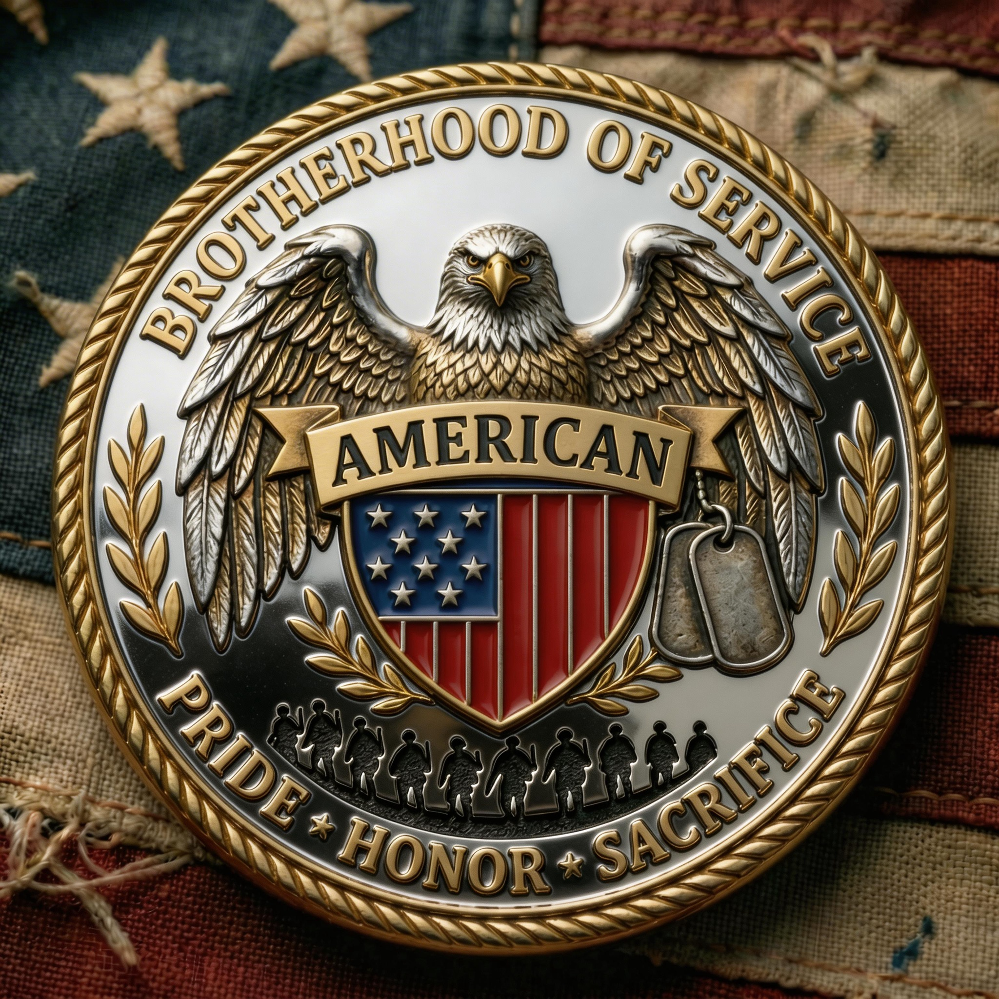 American Veteran Brotherhood Challenge Coin