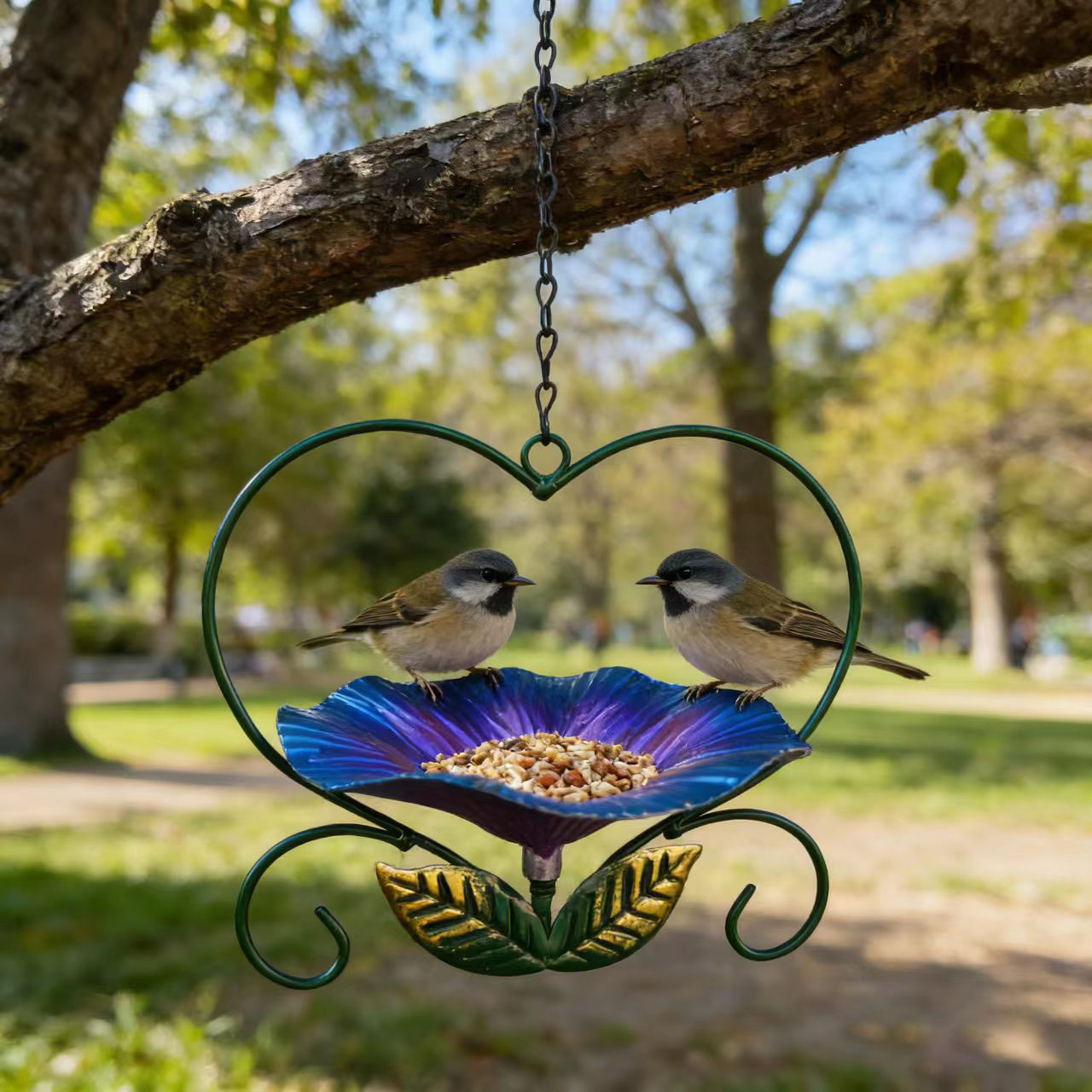 🐦Sturdy Metal Bird Feeder - Bring Life, Beauty & Birds Into Your Garden