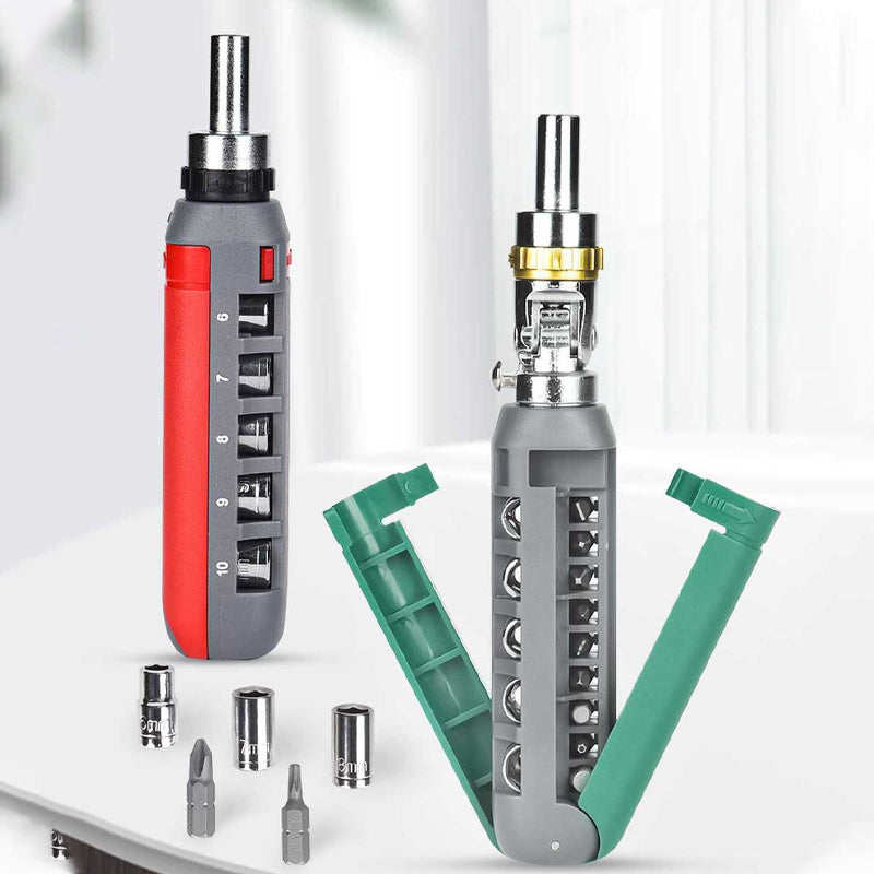 🔧14 in 1 Multifunctional Ratchet Screwdriver Set