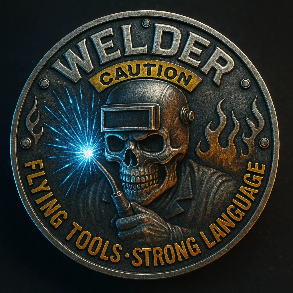 🏆Flash Sale 60% OFF - 🔥 "Welder’s Pride" Commemorative Coin – Built With Fire, Earned With Sweat ⚙️