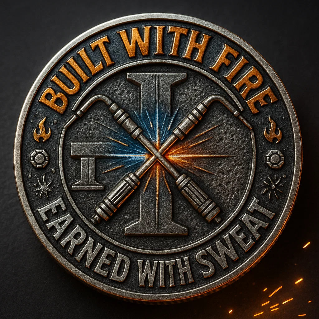 🏆Flash Sale 60% OFF - 🔥 "Welder’s Pride" Commemorative Coin – Built With Fire, Earned With Sweat ⚙️