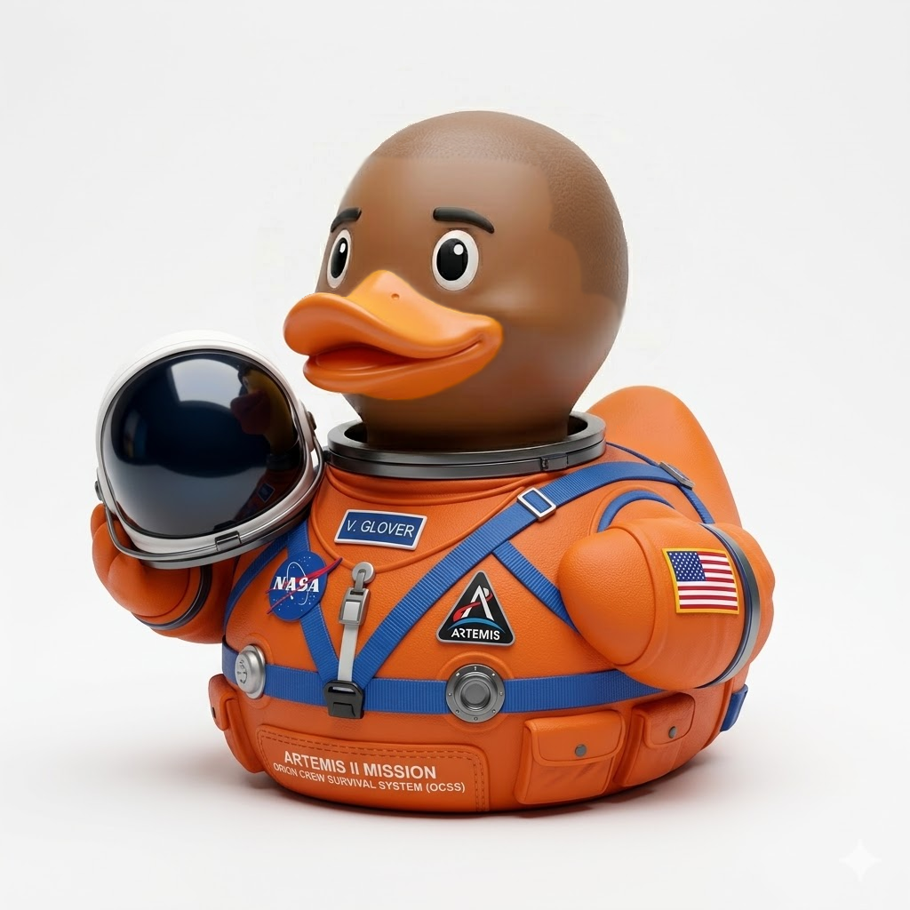 👩🏻‍🚀A Tribute To The Artemis II Crew: 2026 Launch Commemorative Ducks🚀