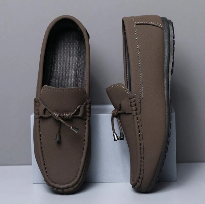 Men's Cow Leather Loafers with Arch Support - Eliminate the pain caused by flat feet and plantar fasciitis